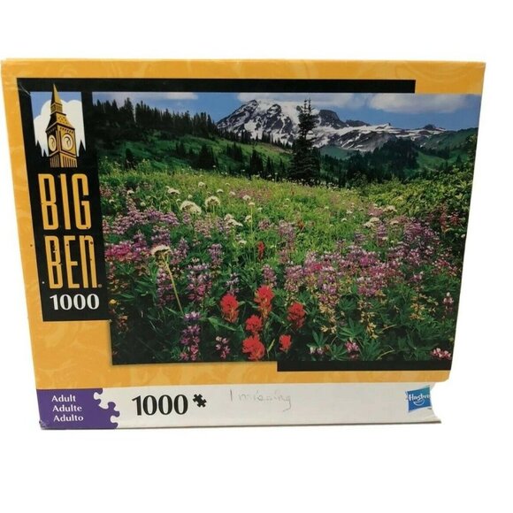 Big Ben Mount Rainer" Washington  1000 Piece Jigsaw Puzzle 2010 20" 1/2 X 20" - Picture 1 of 5